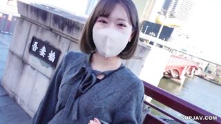 日本短髮漂亮美眉 一線饅頭逼 逛街玩耍培養感情 做愛更投入