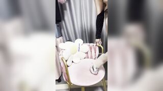 【抖音巨乳】對鏡無套後入流出 一直在喊著爸爸2