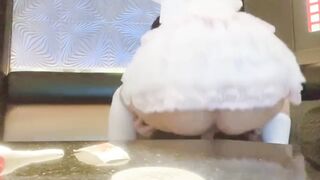 清純可愛小嫩妹【包崽崽崽】KTV篇 肉嘟嘟可愛粉嫩小穴濕黏淫汁 3