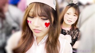 完全顔出し美女フル動画 ハッピーハロウィン その②変態ギャルナース2人とハロウィン街歩きからの乱れます えちえちナースを犯しまくる真夜...6cm47kgCcup152cm41kg入り乱れて中出しにてフィニッシュです